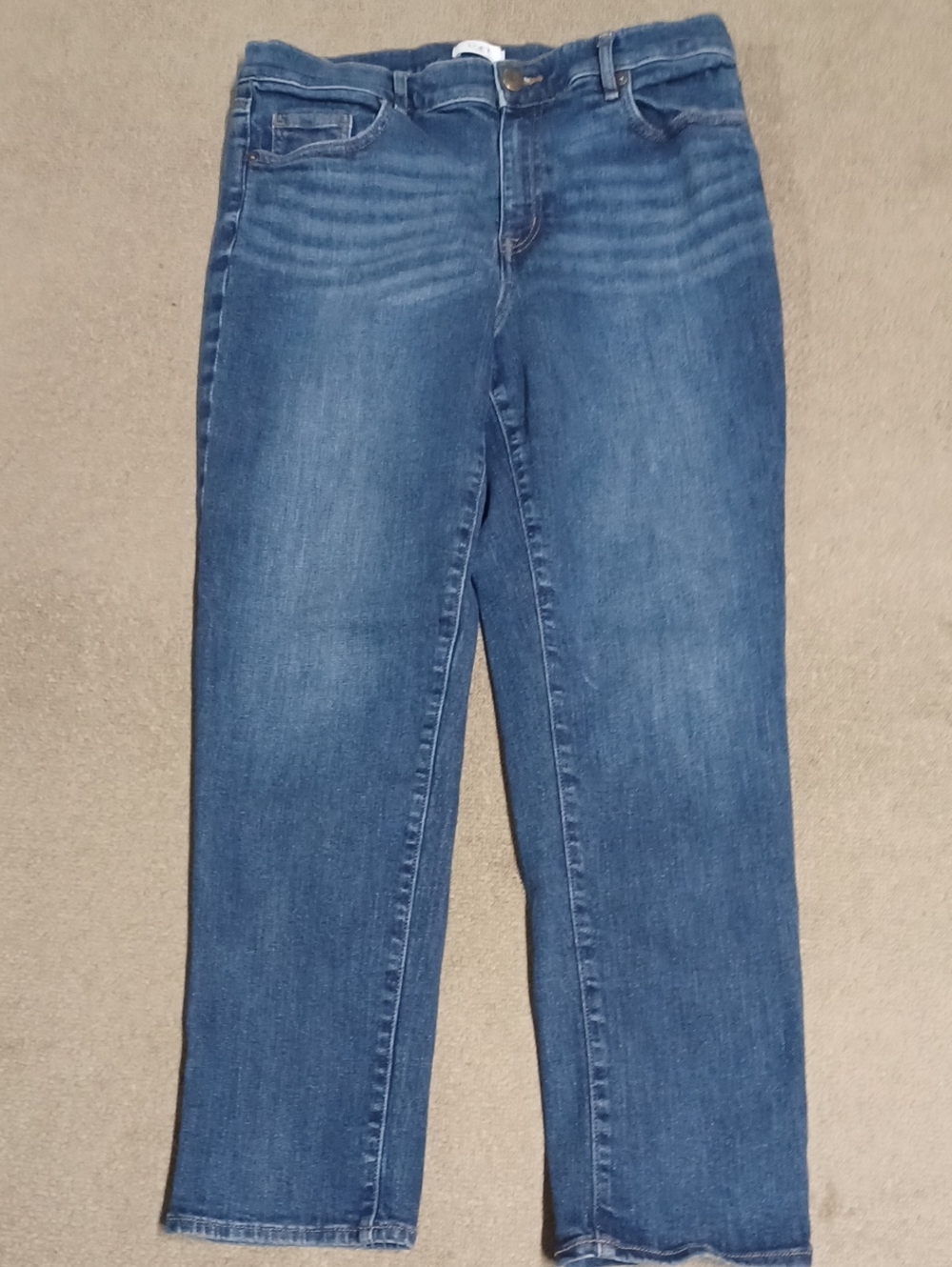 LOFT Boyfriend Jeans. Medium Blue Wash Sz.10. EUC!